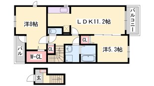 プレアデスＡの物件間取画像